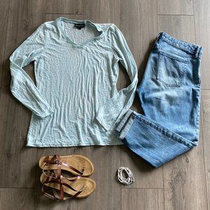 Athleta Raglan Long Sleeve Tee